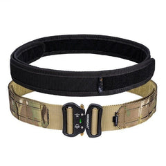 2 Inch Tactical Belt Quick Release Metal Buckle Laser MOLLE Mens Belts Camo 3415