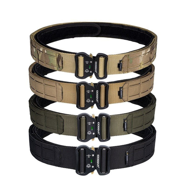 2 Inch Tactical Belt Quick Release Metal Buckle Laser MOLLE Mens Belts Camo 3415 - Vimost Shop