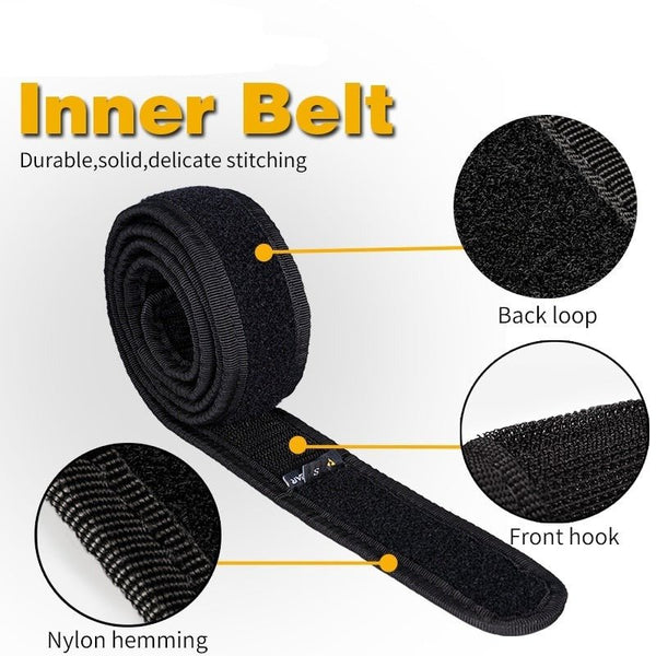 2 Inch Tactical Belt Quick Release Metal Buckle Laser MOLLE Mens Belts Camo 3415 - Vimost Shop