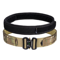 2 Inch Tactical Belt Quick Release Metal Buckle Laser MOLLE Mens Belts Camo 3415