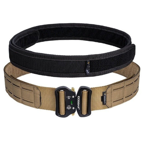 2 Inch Tactical Belt Quick Release Metal Buckle Laser MOLLE Mens Belts Camo 3415 - Vimost Shop