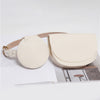 2 pcs/set Women Solid Fanny Pack Ladies New Fashion Waist Belt Bag Mini Disco Waist Bag Leather Small Shoulder Bags - Vimost Shop