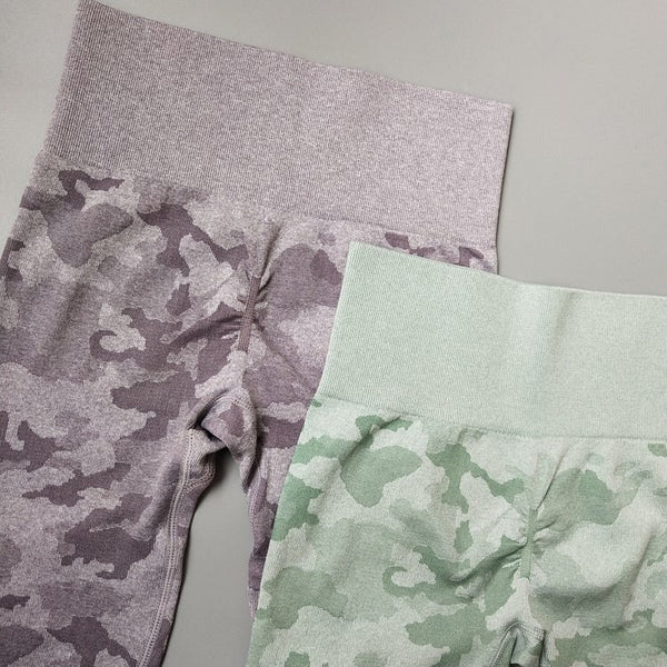 2 piece camo workout set women seamless yoga set - Vimost Shop
