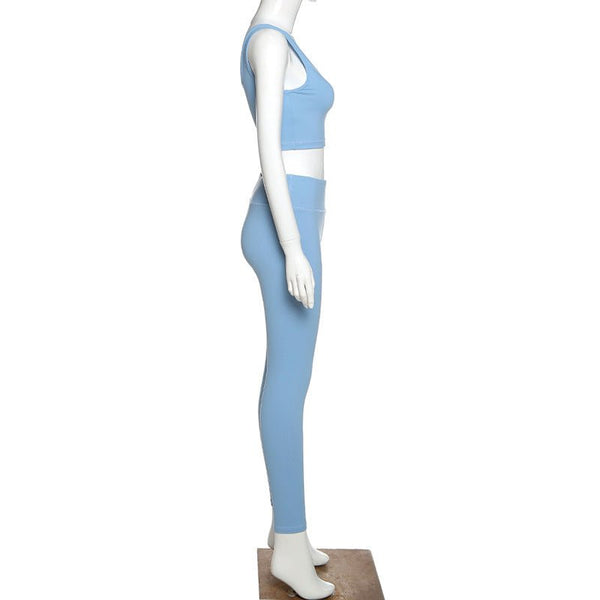 2 Piece Set Workout Clothes for Women Sports Bra and Leggings Set Sports Wear for Women Gym Clothing Athletic Yoga Set 2020 New - Vimost Shop