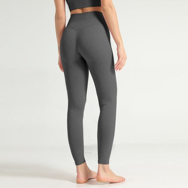 2 Piece Yoga Set Sports Bra and Leggings Jogging Women Gym Set Clothes Seamless Workout Sports Tights Women Fitness Sports Suit - Vimost Shop