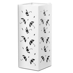 20" Umbrella Holder Metal Stand Rack Durable Metal Construction Multifunction Storage Space Umbrellas Golf Clubs Storage Rack