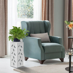 20" Umbrella Holder Metal Stand Rack Durable Metal Construction Multifunction Storage Space Umbrellas Golf Clubs Storage Rack