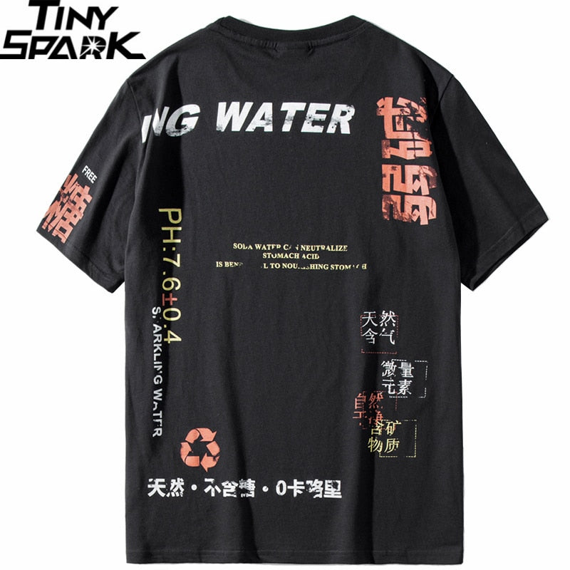 Harajuku T Shirt Men Hip Hop Soda Water Funny T-Shirt Streetwear Summer Tshirts Vintage Print Cotton Tops Tees Short Sleeve | Vimost Shop.
