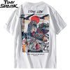 Harajuku T Shirt Men Hip Hop T-Shirt Stone Lion Chinese Streetwear Summer Tshirts Short Sleeve Cotton Tops Tees Hipster New | Vimost Shop.