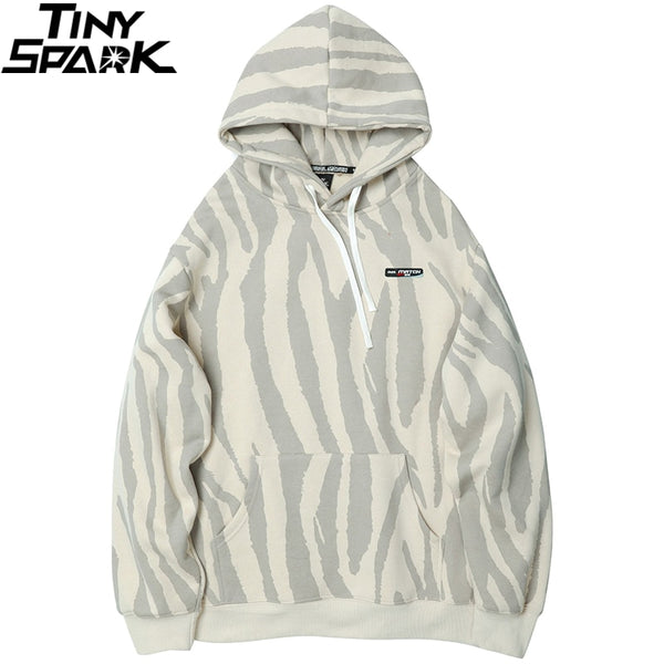 Men Streetwear Hip Hop Hoodie Sweatshirt Harajuku Striped Camouflage Hoodie Pullover Cotton Autumn Hooded Sweatshirt HipHop | Vimost Shop.