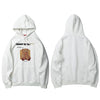 Hoodies Sweatshirt Bear Print Men Hip Hop Streetwear Winter Fleece Cotton Pullover Black Retro Hoodie Autumn Sweat Shirt | Vimost Shop.