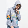 Men Hip Hop Hoodie Sweatshirt Streetwear Harajuku Graffiti Hoodie Pullover Face HipHop Loose Hoodie Skateboard Autumn | Vimost Shop.