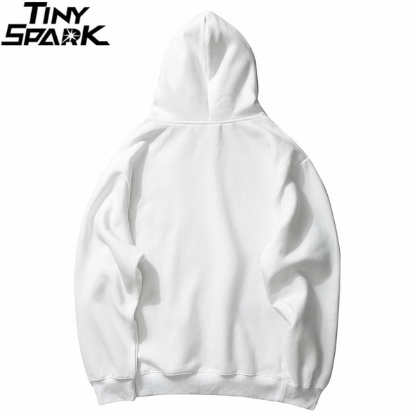Men Hip Hop Streetwear Rainbow Mushroom Hoodie Sweatshirt Fleece Winter Harajuku Hoodie Pullover Cotton Hooded Sweatshirt | Vimost Shop.