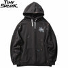 Men Streetwear Graffiti Ink Harajuku Hoodie Sweatshirt Hip Hop Loose Pullover Hoodie Cotton Winter Fleece Hooded Sweatshirt | Vimost Shop.
