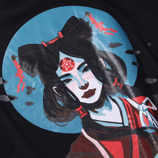 Ancient Girl Chinese Knot Print Men Hip Hop T-Shirts Harajuku Streetwear Summer Tshirt Short Sleeve Cotton Tops Tee | Vimost Shop.