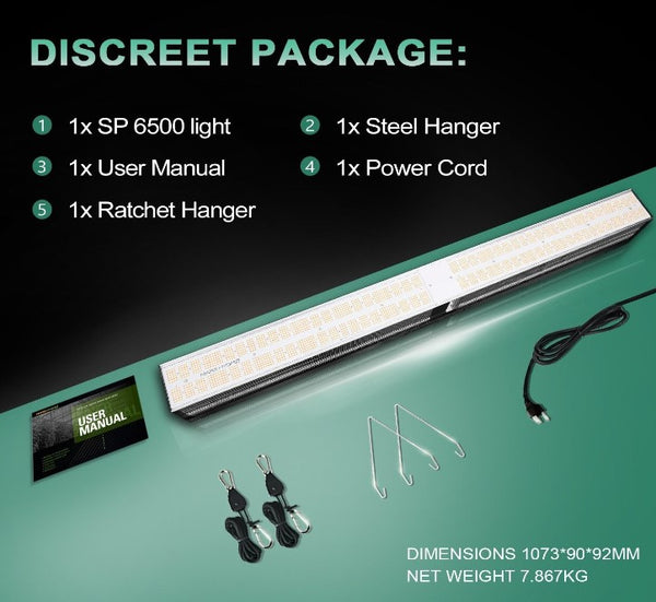 SP 6500 LED Grow Light Samsung LM301B OsramLED Chips Indoor Plants for Veg Flower Commercial Growing | Vimost Shop.