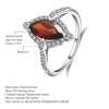 2.11Ct Marquise Natural Red Garnet Gemstone Ring 925 Sterling Silver Fine Jewelry For Women Drop Shipping - Vimost Shop