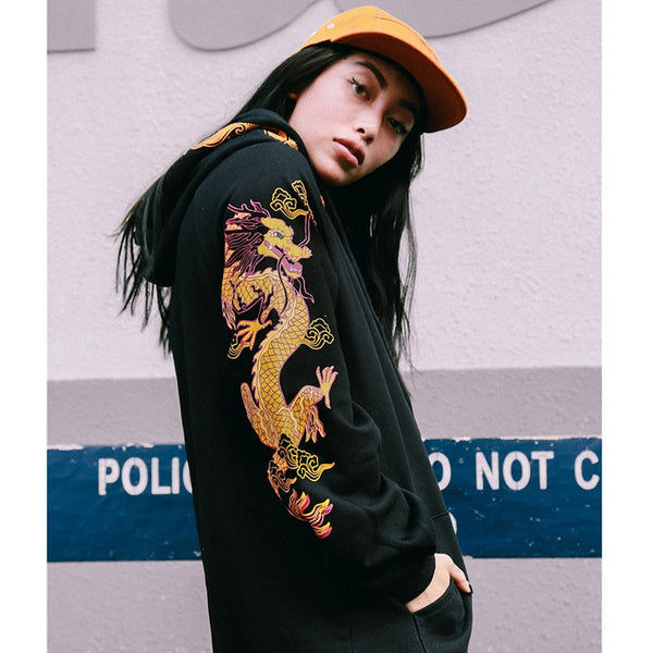 Ancient Chinese Dragon Print Fashion Hoodie Streetwear Mens Hip Hop Hoodie Sweatshirt Casual Black Pullover Cotton Autumn | Vimost Shop.