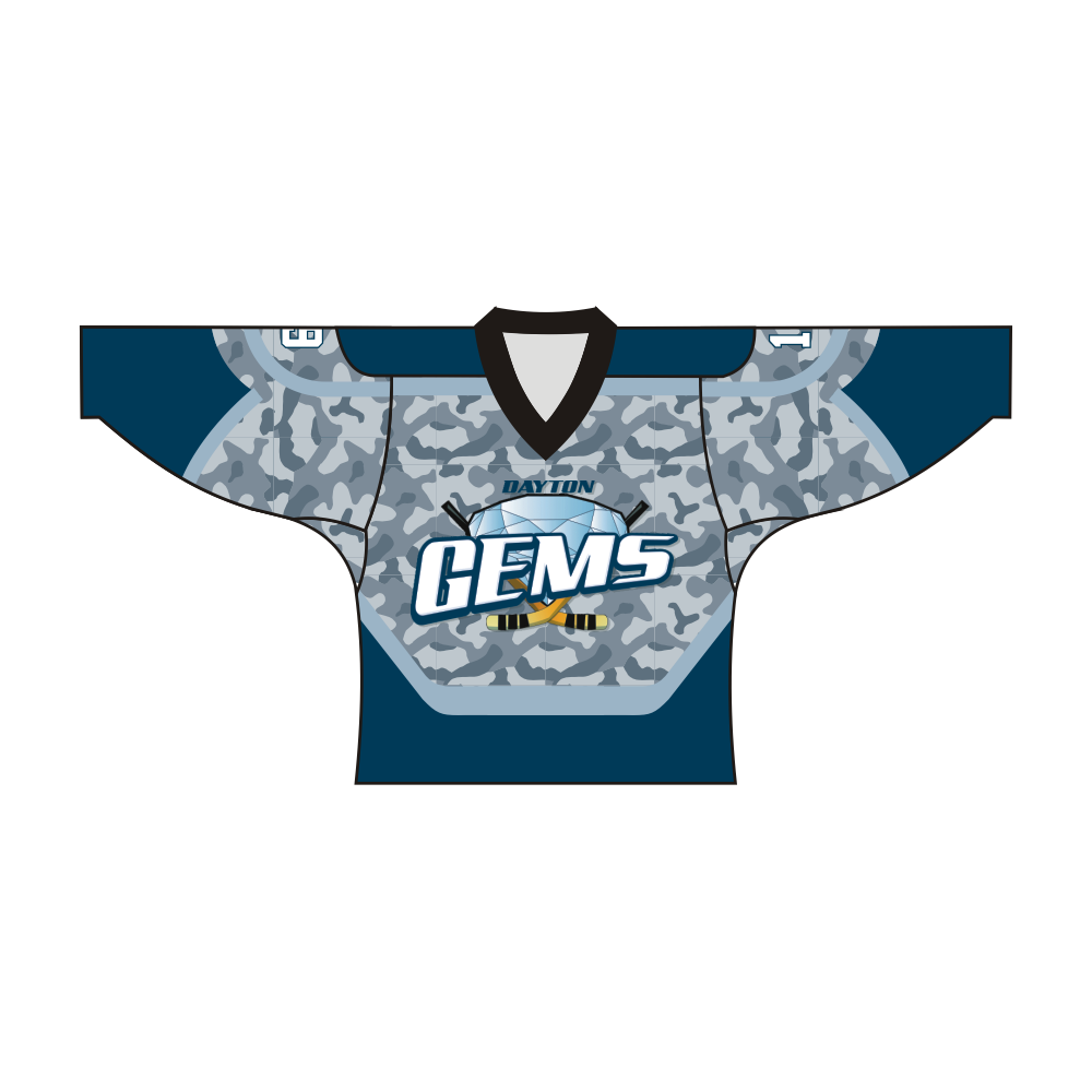 Sublimated GEMS Design Hockey Jersey | Vimost Shop.