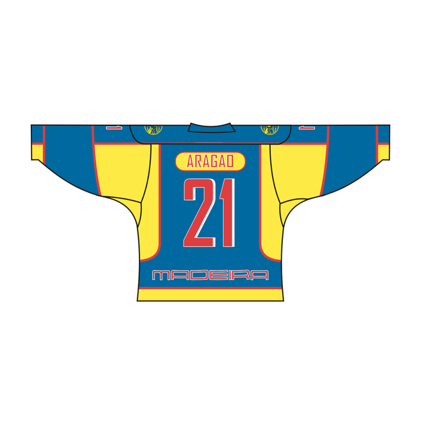 SUBLIMATED AZORES TEAM DESIGN HOCKEY JERSEY PORTUGAL MADEIRA | Vimost Shop.