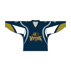 Sublimated Vipers Design Hockey Jersey Blue