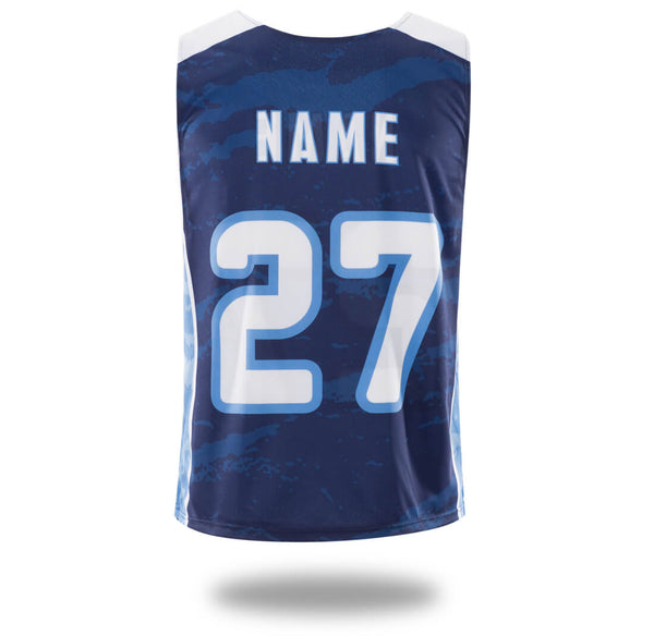 Sublimated Vimost Blue Design Lacrosse Pinnes | Vimost Shop.