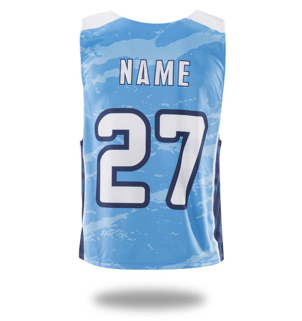 Sublimated Vimost Blue Design Lacrosse Pinnes | Vimost Shop.