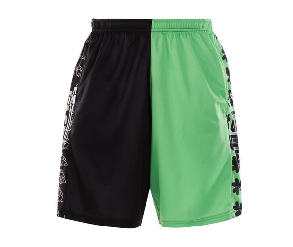 Clover Black Green Design Lacrosse Reversible Pinnes and Shorts | Vimost Shop.