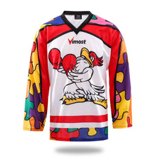 Mens Fighting Chicken Design Hockey Shirts