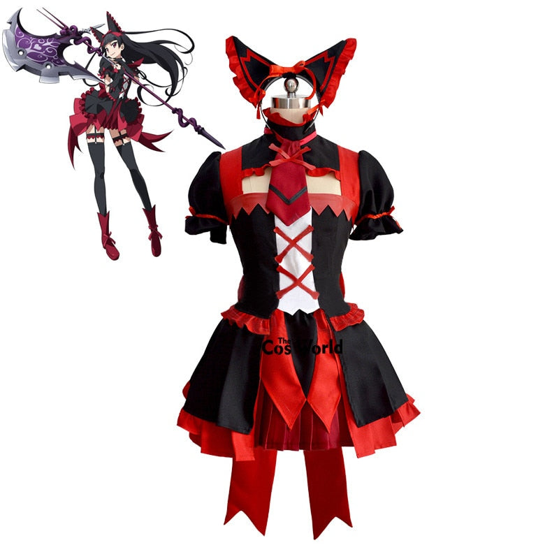 GATE Rory Mercury Fancy Dress Short Sleeve Tops Skirt Uniform Outfit Anime Cosplay Costumes | Vimost Shop.