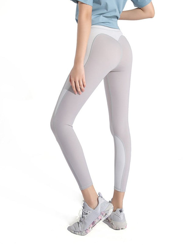 Patchwork Seamless Yoga Pants Fashion High Elastics Hips Lifting Leggings Workout Push Up Running Sports Pants Women Clothing | Vimost Shop.