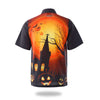Sublimated Orange Halloween Design Mens Shirts | Vimost Shop.