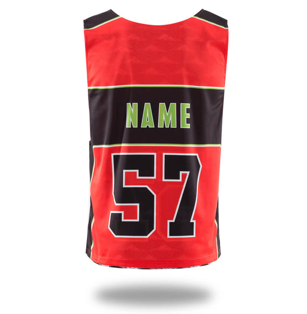 Sublimated Red Hills Design Lax pinnes and Shorts | Vimost Shop.