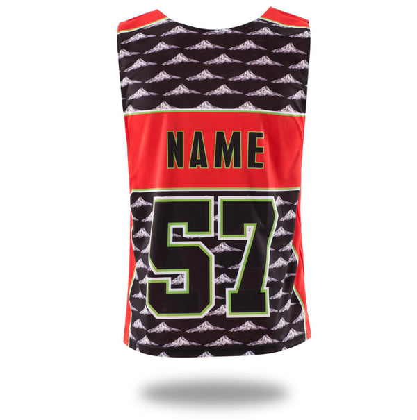Sublimated Red Hills Design Lax pinnes and Shorts | Vimost Shop.