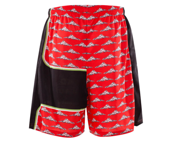 Sublimated Red Hills Design Lax pinnes and Shorts | Vimost Shop.