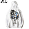 Hip Hop Men Hoodie Sweatshirt Snake Chinese Character Hoodie Streetwear Autumn Winter Fleece Purple Pullover Cotton Hipster | Vimost Shop.