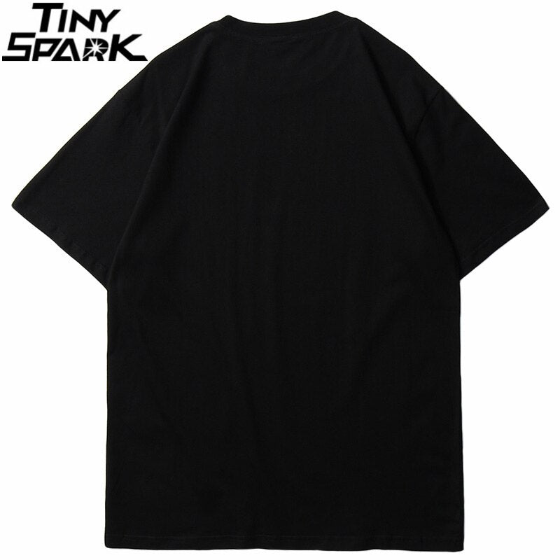 Hip Hop T Shirt Men Streetwear Harajuku Washed Tshirt Reddemption Angel Summer Short Sleeve T-Shirt Cotton Fashion Tops Tee | Vimost Shop.