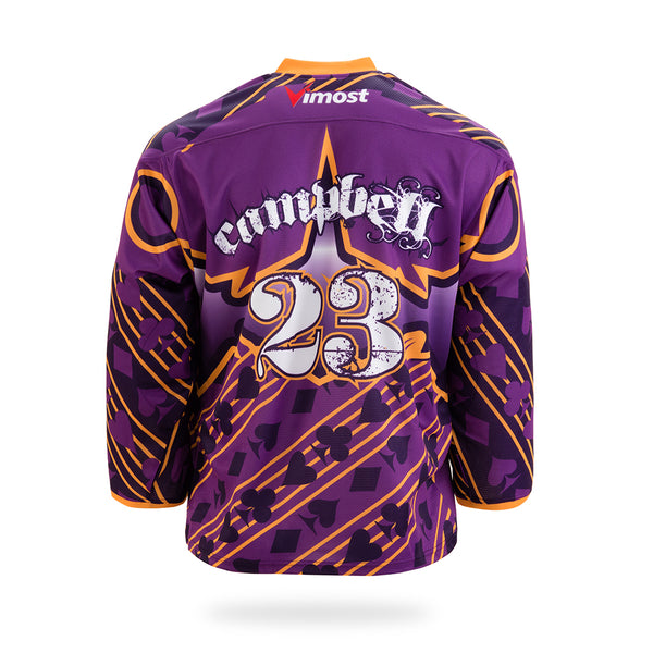 Joke King Design Purple Hockey Shirts | Vimost Shop.