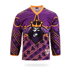 Joke King Design Purple Hockey Shirts