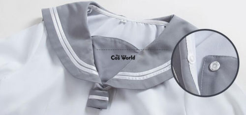 LoveLive!Sunshine!! Aqours Takami Chika Sakurauchi Riko Matsuura Kanan Kurosawa Dia School Uniform Sailor Suit Cosplay Costumes | Vimost Shop.