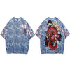 Men  T Shirt Streetwear Fire Dragon T-Shirt Hip Hop Harajuku Tshirt  Summer Beach Tops Tees Short Sleeve Thin Blue Hispter | Vimost Shop.