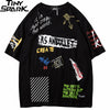 Men Hip Hop Graffiti T Shirt Harajuku Streetwear Tshirt Summer Short Sleeve Fashion Cotton Tops Tees New Skateboard T-Shirt | Vimost Shop.