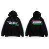 Men Hip Hop Hoodie Sweatshirt Drunk Illusion Chinese Character Hoodie Streetwear Casual Black Hooded Pullover Cotton Autumn | Vimost Shop.