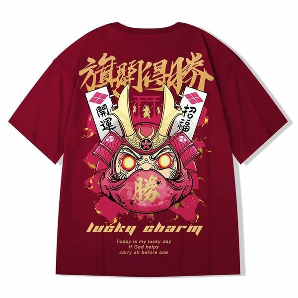 Men's T-Shirts  Chinese Style Lucky Printed Short Sleeve Tshirts Summer Hip Hop Casual Cotton Tops Tees Streetwear | Vimost Shop.