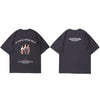 Mens Hip Hop T Shirts Streetwear Retro Childhood Harajuku Tshirt Short Sleeve Summer T-Shirt Cotton Tops Tees Black White | Vimost Shop.