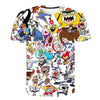 spongebob squarepants casual men's t-shirts, 3D printed t-shirts, casual cartoon fashion t-shirts, men and women | Vimost Shop.