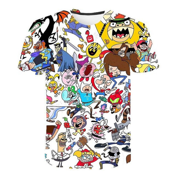 spongebob squarepants casual men's t-shirts, 3D printed t-shirts, casual cartoon fashion t-shirts, men and women | Vimost Shop.