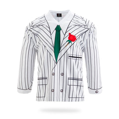 Public Design White Hockey Jersey