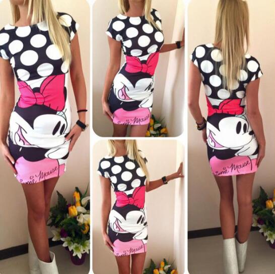 Women Casual Polka Long Girls Party Dresses Sexy | Vimost Shop.