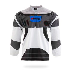 SpaceRangers Design White Hockey Jersey